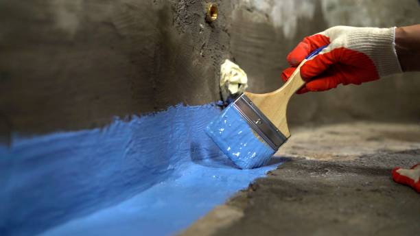 Commercial Vapor Barrier Installation project at a Vernon, WI business property by SJ Waterproofing Pros